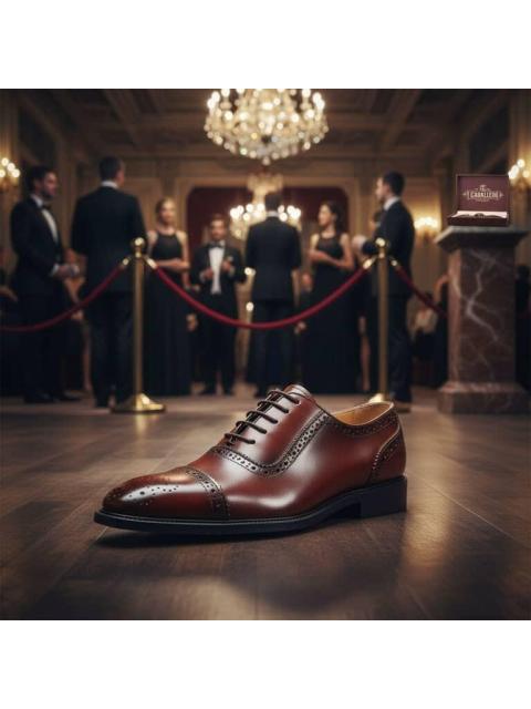 VESTIR CHOCLO AGUJETA OXFORD VESTIR COGNAC MICHEL DOMIT