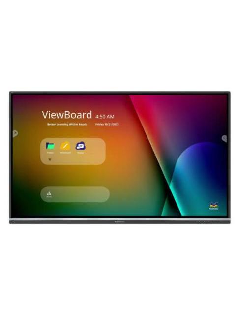 VIEWSONIC IFP7550-5F-B PANTALLA COMERCIAL LCD TACTIL 75 4K ULTRA HD NEGRO