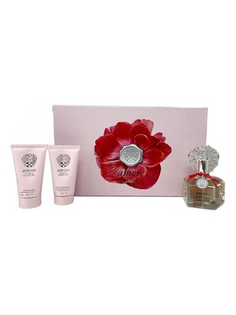 VINCE CAMUTO AMORE PERFUME SET 3 PIEZAS MUJER FLORAL FRUTAL EE.UU