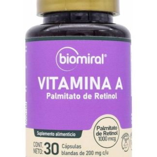 VITAMINA A 30 CAP BIOMIRAL