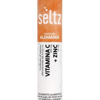 VITAMINA C ZINC DURAZNO MARACUYA EFERVESCENTE 20 TAB SELTZ