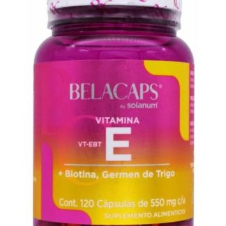 VITAMINA E BIOTINA GERMEN DE TRIGO 120 CAP SOLANUM