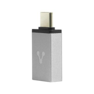 VORAGO ADAPTADOR USB-C MACHO - USB 3.0 HEMBRA GRIS