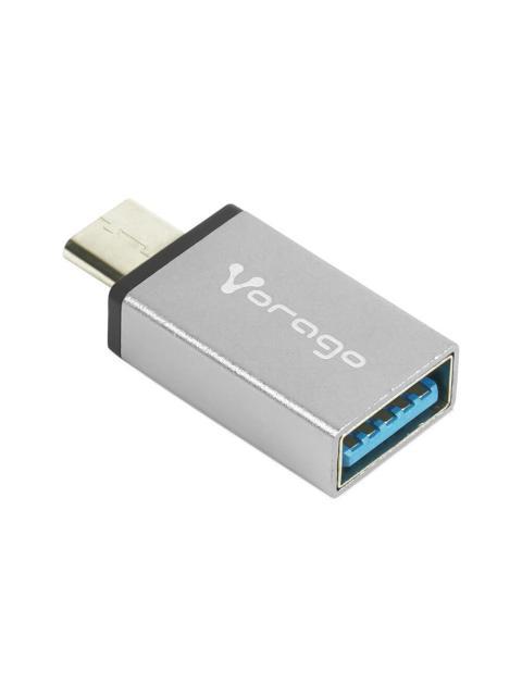 VORAGO ADAPTADOR USB-C MACHO - USB 3.0 HEMBRA GRIS - Imagen 5