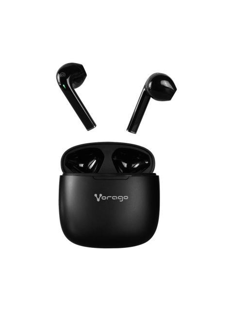 VORAGO AUDIFONOS INTRAURICULARES CON MICROFONO ESB-305 INALAMBRICO BLUETOOTH USB-C NEGRO - Imagen 4