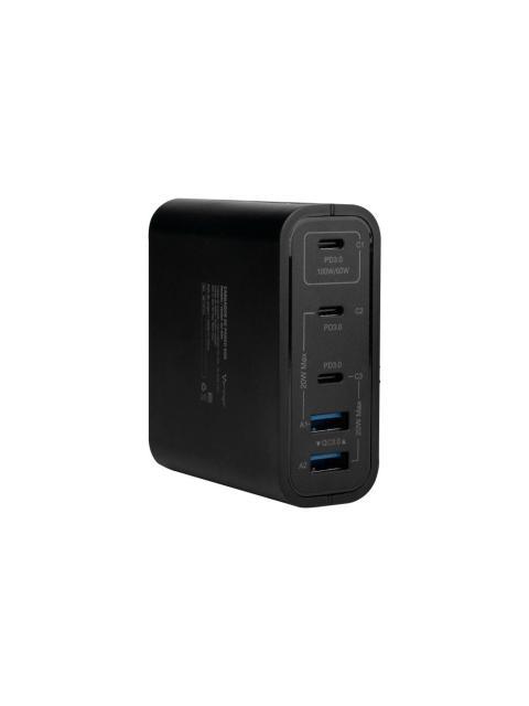 VORAGO CARGADOR DE PARED 100W 3X USB-C 2X USB-A NEGRO - Imagen 4