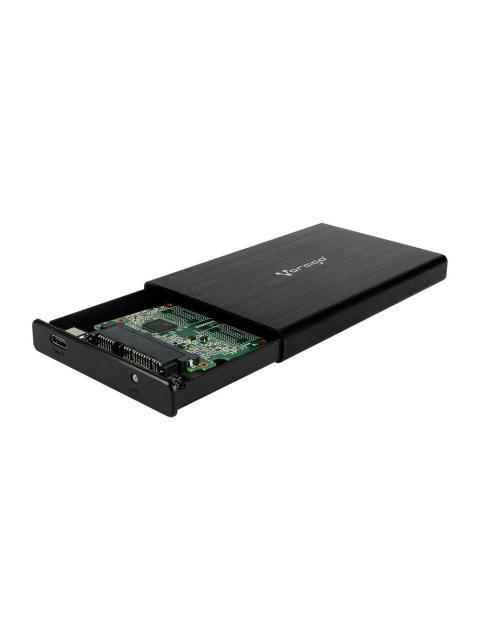 VORAGO GABINETE DE DISCO DURO HDD-202 2.5 SATA USB-C 3.1 NEGRO - Imagen 7