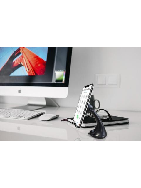 VORAGO SOPORTE MAGNETICO PARA SMARTPHONE MK-300 NEGRO - Imagen 3