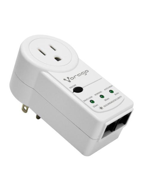 VORAGO SUPRESOR DE PICOS AVR-300 1 CONTACTO 2X RJ-45-RJ-11 900 JOULES - Imagen 3