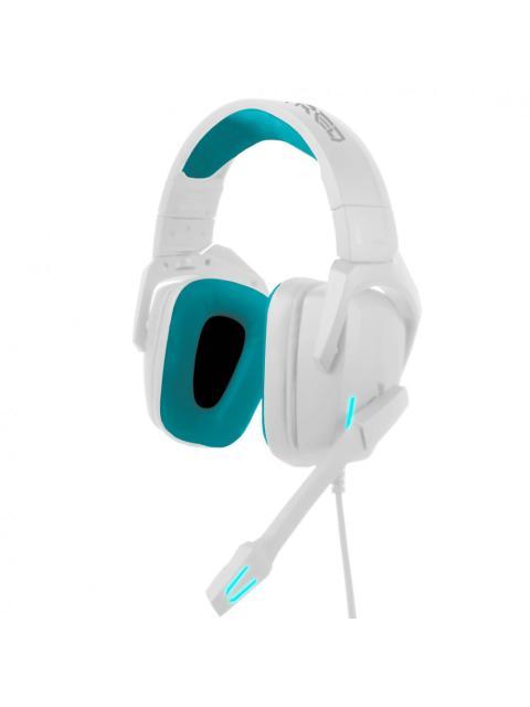VORTRED AUDIFONOS GAMER CLOUD PASS 7.1 ALAMBRICO 2.2 METROS USB BLANCO-AZUL - Imagen 2