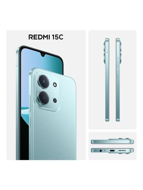 XIAOMI REDMI 15C 69 4G 256GB 4GB RAM HYPEROS CAMARA 50MPX - MINT GREEN - Imagen 4