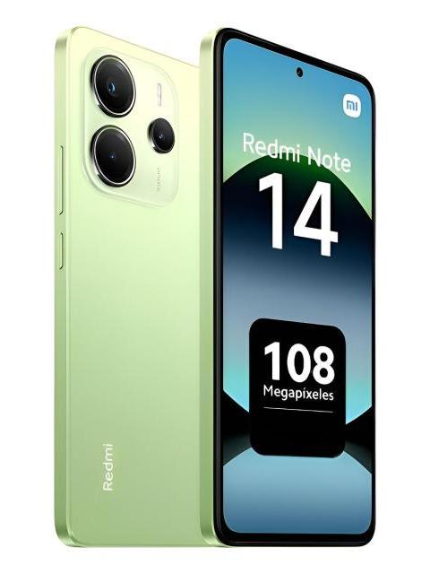 XIAOMI REDMI NOTE 14 4G 128GB 6GB RAM 108MPX 5100MAH COLOR VERDE