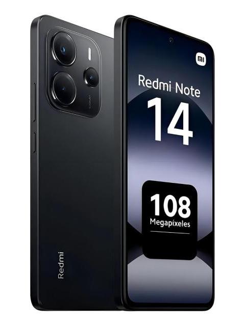 XIAOMI REDMI NOTE 14 DUAL SIM 256 GB 8 GB DE RAM COLOR NEGRO