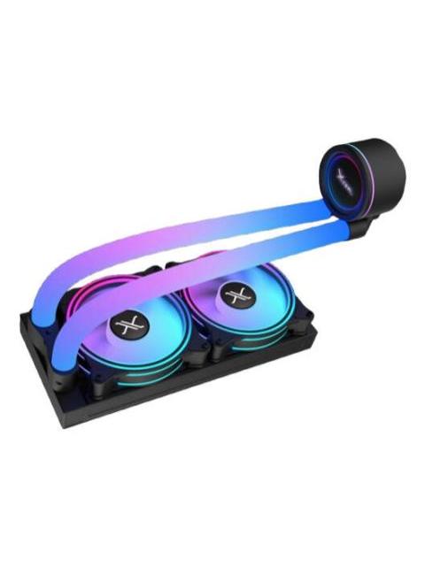XZEAL AR240 ENFRIAMIENTO LIQUIDO PARA CPU 2X 120MM HASTA 1800RPM NEGRO