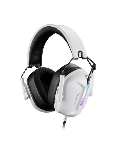 XZEAL AUDIFONOS GAMER CON MICROFONO XZ-7010 ALAMBRICO 1.8 METROS BLANCO - Imagen 3