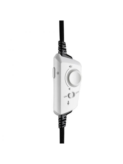 XZEAL AUDIFONOS GAMER CON MICROFONO XZ-7010 ALAMBRICO 1.8 METROS BLANCO - Imagen 5
