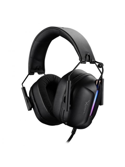 XZEAL AUDIFONOS GAMER CON MICROFONO XZ-7010 ALAMBRICO 1.8 METROS NEGRO - Imagen 3