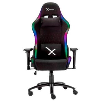 XZEAL SILLA GAMER RGB XZ15 HASTA 150KG NEGRO