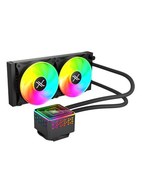 XZEAL XZ-412 ENFRIAMIENTO LIQUIDO PARA CPU 2X 120MM HASTA 2300RPM NEGRO - Imagen 2