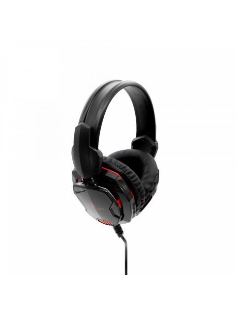 YEYIAN AUDIFONOS GAMER TEMPEST YH2000 PARA PC-PS4-XBOX ONE ALAMBRICO 2 METROS 3.5MM-USB NEGRO-ROJO - Imagen 5
