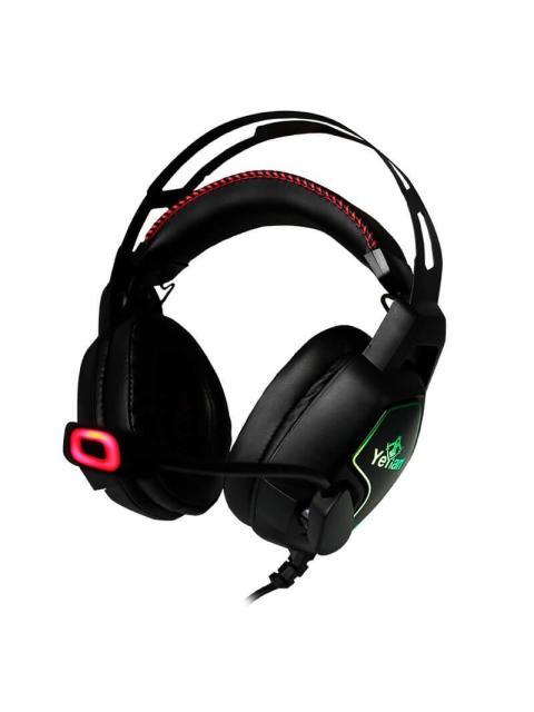 YEYIAN AUDIFONOS GAMER VICIOUS SERIE 3000 ALAMBRICO 2 METROS USB-3.5MM NEGRO - Imagen 6
