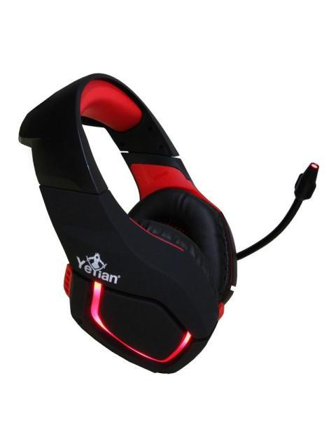 YEYIAN AUDIFONOS GAMER WICKED SERIE 3000 ALAMBRICO 2.2 METROS USB NEGRO-ROJO - Imagen 4