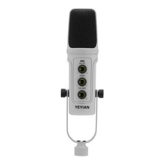 YEYIAN KIT MICROFONO PARA STREAMING AGILE NL USB BLANCO - INCLUYE SOPORTE DE BRAZO SOPORTE U DE ESCRITORIO FILTRO ABRAZADERA Y CABLE USB