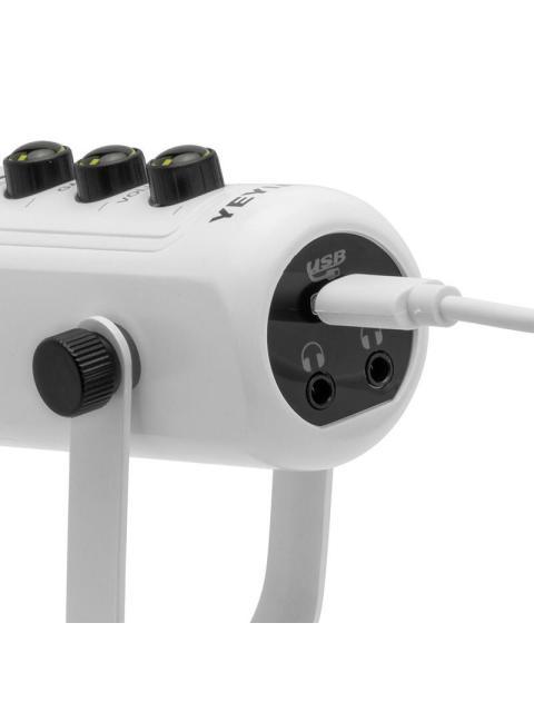 YEYIAN KIT MICROFONO PARA STREAMING AGILE NL USB BLANCO - INCLUYE SOPORTE DE BRAZO SOPORTE U DE ESCRITORIO FILTRO ABRAZADERA Y CABLE USB - Imagen 7