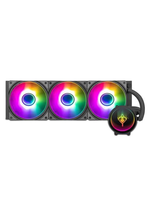 YEYIAN VATN SERIES 360MM ENFRIAMIENTO LIQUIDO PARA CPU 3X 120MM HASTA 2000RPM NEGRO