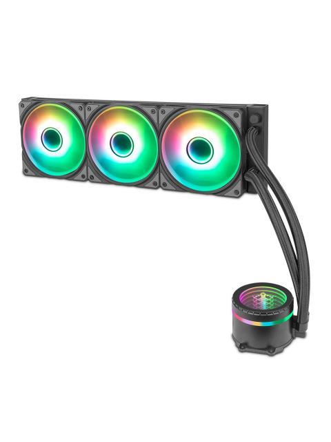 YEYIAN VATN SERIES 360MM ENFRIAMIENTO LIQUIDO PARA CPU 3X 120MM HASTA 2000RPM NEGRO - Imagen 4