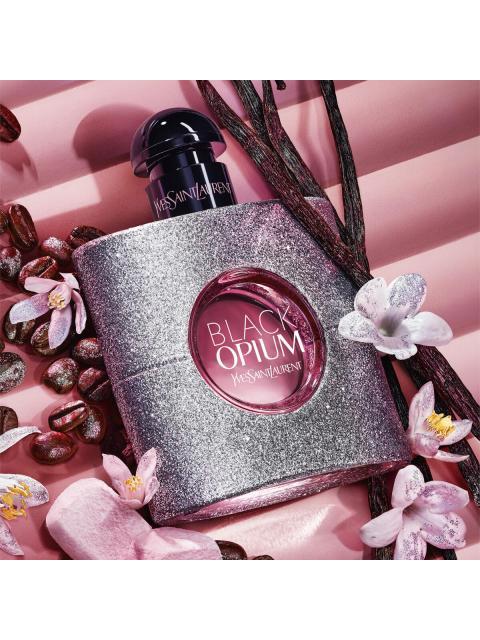 YVES SAINT LAURENT BLACK OPIUM GLITTER EAU DE PARFUM 90ML - Imagen 4