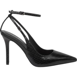 ZAPATILLA CON GRABADO NEGRO THALIA SODI