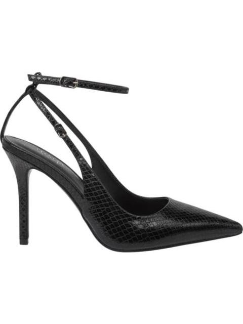 ZAPATILLA CON GRABADO NEGRO THALIA SODI
