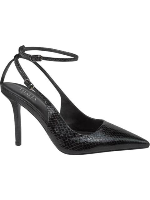 ZAPATILLA CON GRABADO NEGRO THALIA SODI - Imagen 2