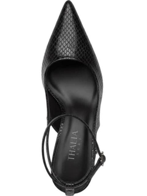 ZAPATILLA CON GRABADO NEGRO THALIA SODI - Imagen 3