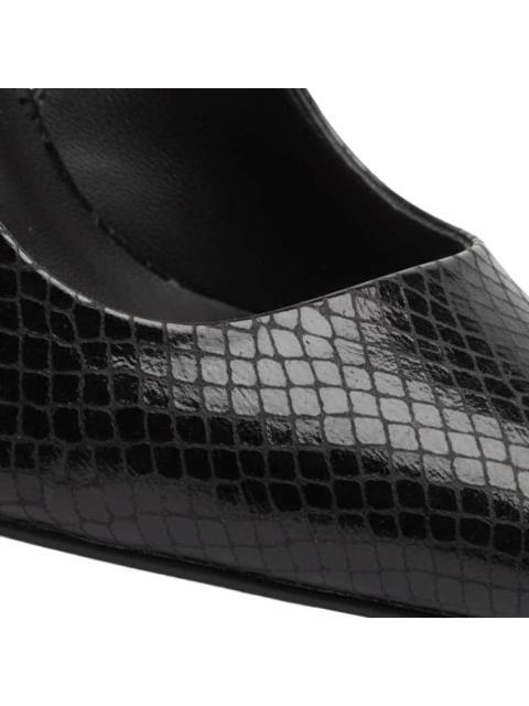 ZAPATILLA CON GRABADO NEGRO THALIA SODI - Imagen 6