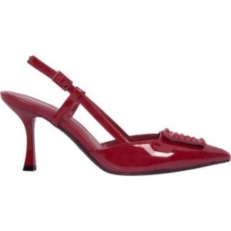 ZAPATILLA CON HERRAJE VINO YAELI FASHION