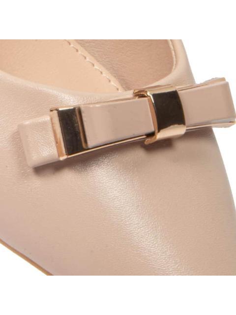 ZAPATILLA CON MOÑO NUDE YAELI - Imagen 6