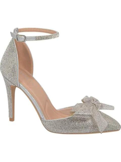 ZAPATILLA CON PEDRERIA PLATA THALIA SODI - Imagen 2