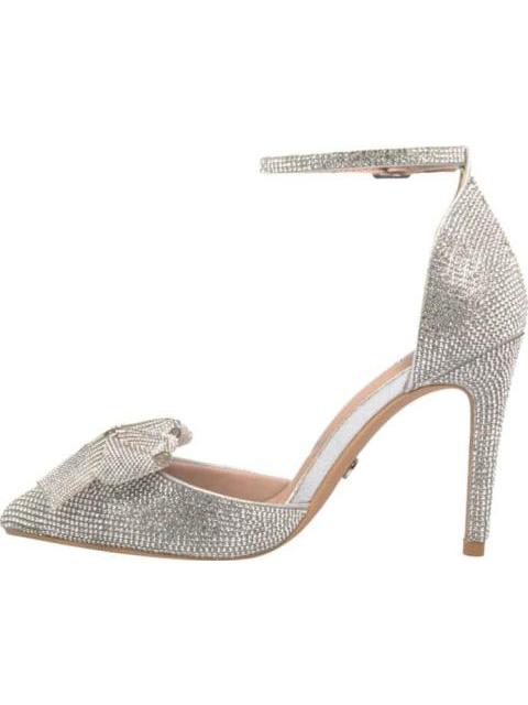ZAPATILLA CON PEDRERIA PLATA THALIA SODI - Imagen 5