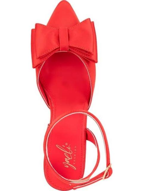 ZAPATILLA CON PULSERA ROJO YAELI FASHION - Imagen 3