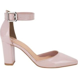 ZAPATILLA CON PULSERA TACON ANCHO NUDE YAELI