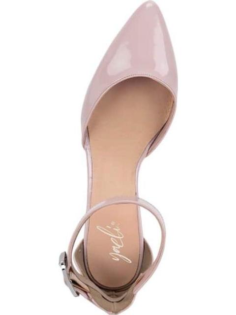 ZAPATILLA CON PULSERA TACON ANCHO NUDE YAELI - Imagen 3
