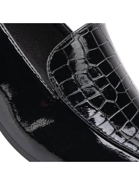 ZAPATILLA CROCO NEGRO YAELI - Imagen 6