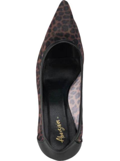 ZAPATILLA DE MALLA LEOPARDO NEGRO ABUSIVA - Imagen 3