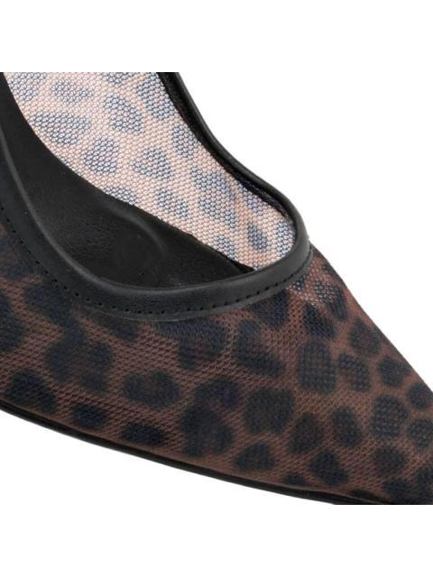 ZAPATILLA DE MALLA LEOPARDO NEGRO ABUSIVA - Imagen 6