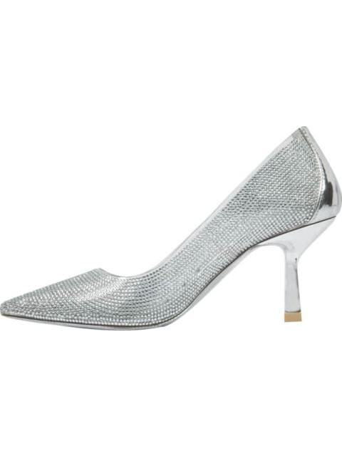 ZAPATILLA DE MICA CON PIEDRAS PLATA THALIA SODI - Imagen 5