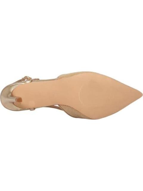 ZAPATILLA DE RAFIA ORO YAELI FASHION - Imagen 3