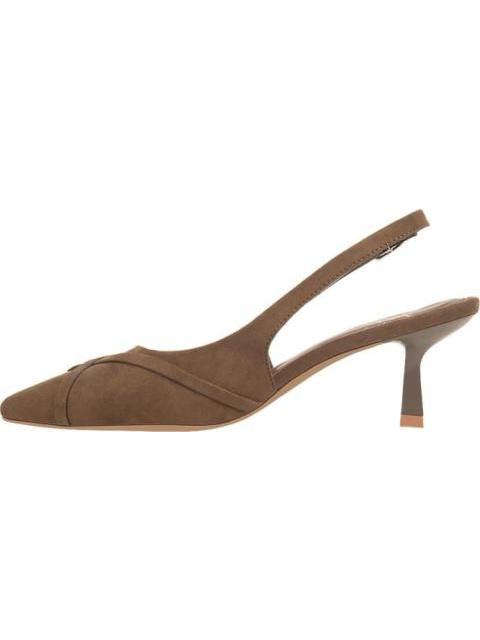 ZAPATILLA DESTALONADA CON HERRAJES CAFE YAELI FASHION - Imagen 5
