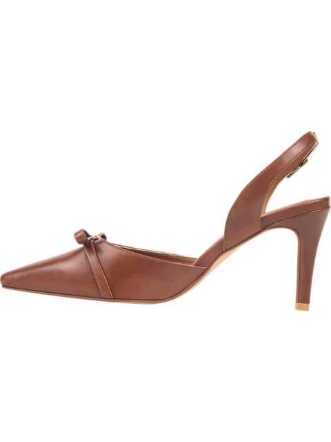 ZAPATILLA DESTALONADA CON MOÑO COGNAC YAELI FASHION - Imagen 5
